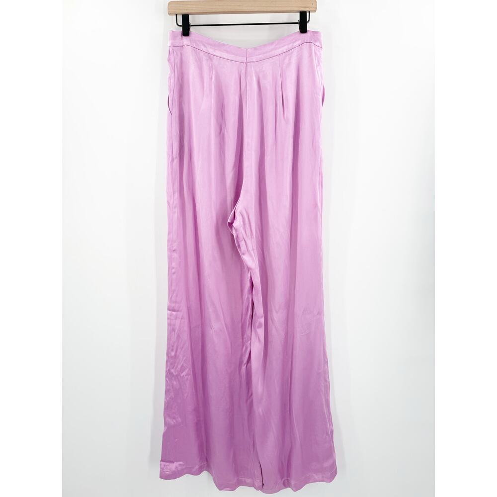 Corey Lynn Calter Pants Size Large Anthropologie Petra Trousers Wide Leg Lilac - Picture 5 of 16